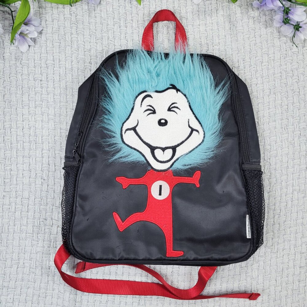 Universal Studios Dr. Seuss Cat in the Hat Thing 1 Backpack